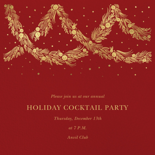 Holiday Drape - Business Holiday Card by Paperless Post