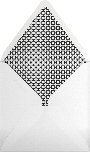 Nixon Border (Photo Save the Date) - Jonathan Adler Envelope