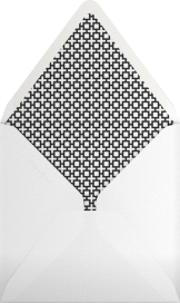 Nixon Border (Photo Save the Date) - Jonathan Adler Envelope