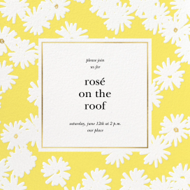 Embossed Daisies - Summer Party Invitation by kate spade new york