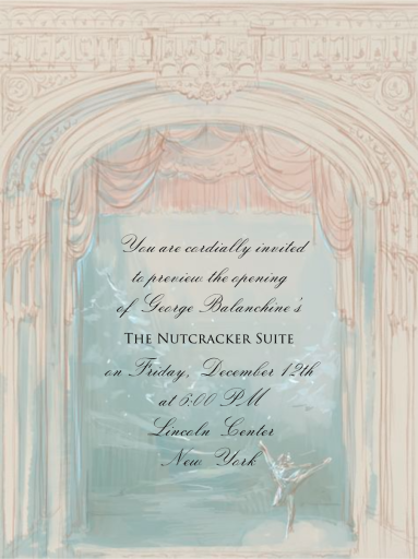 A Night at the Ballet by Paperless Post