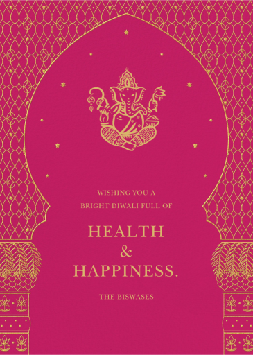 Vinayaka - Diwali Card by Paperless Post