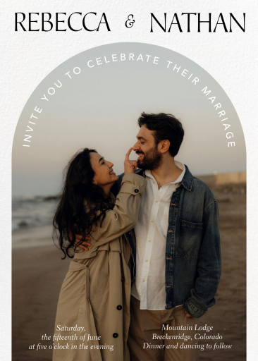 Photo Arch - Invitation by Paperless Post