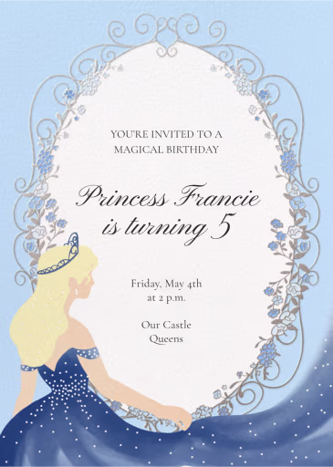 Sparkling Ice Princess - Birthday Invitation by Paperless Post
