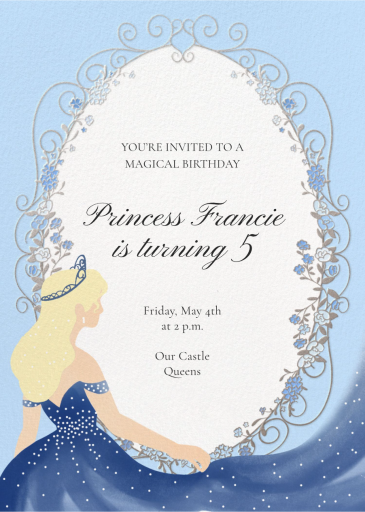 Sparkling Ice Princess - Invitation by Paperless Post