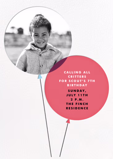 Balloon Pops - Birthday Invitation by Paperless Post