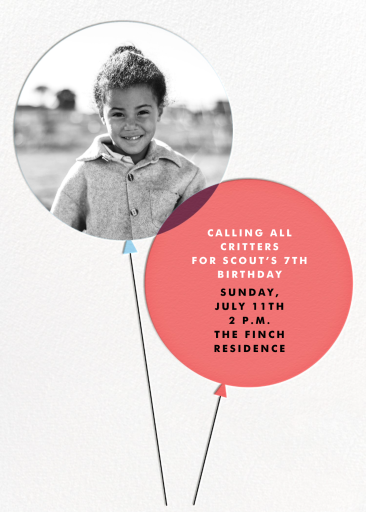 Balloon Pops - Greeting Card by Paperless Post