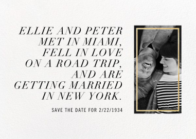 Novella - Save the Date by Paperless Post