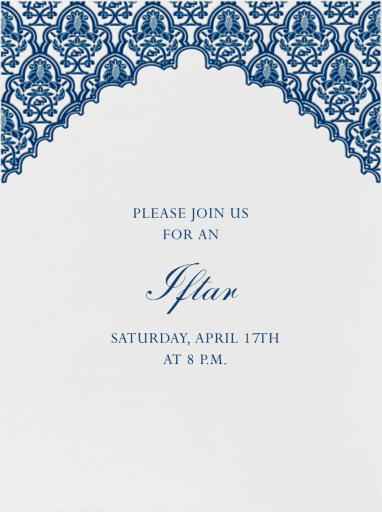 Arabesque - Ramadan & Eid Invitation by Paperless Post
