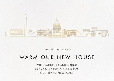 City Skyline View - Housewarming Invitation by Paperless Post