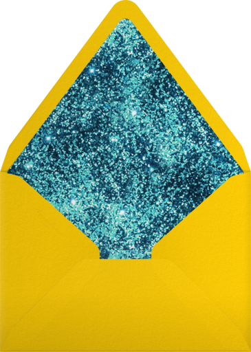 Alphabet Turquoise - Mary Katrantzou Envelope