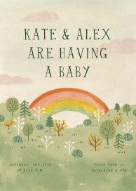 Rainbow Forest - Baby Shower Invitation by Paperless Post