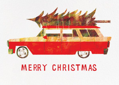Holiday Chevy (Chris Sasaki) - Christmas Card by Red Cap Cards