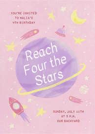 Reach Four the Stars by Paperless Post