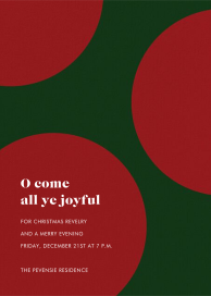 Big Spot - Christmas Party Invitation by kate spade new york