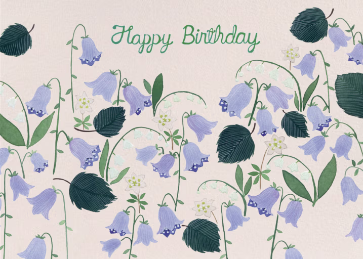 Lily of the Valley (Anna Emilia Laitinen) - Birthday Card by Red Cap Cards