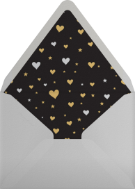 Sweet 16 Stars & Hearts - Paperless Post Envelope
