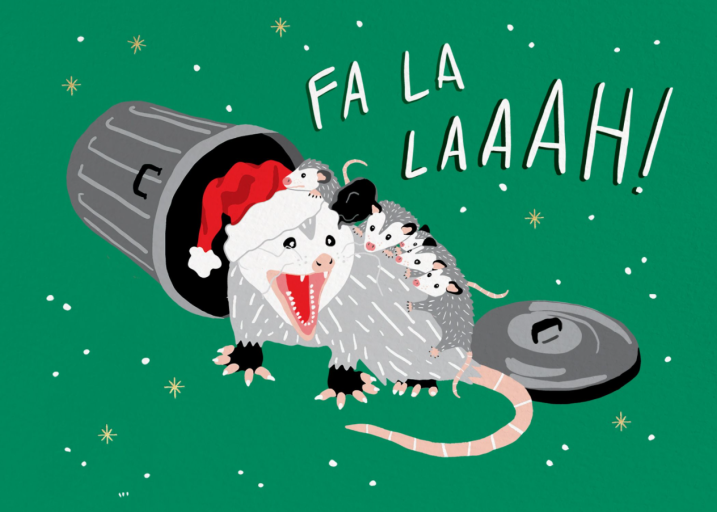 Family Time - Christmas Card by Party of One