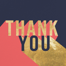 Featured Thanks - Business Greeting Card by Paperless Post