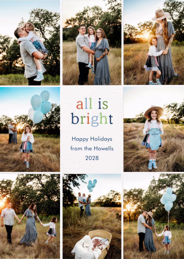 Bright Photos - Christmas Card by Dogwood Hill