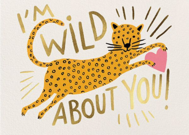 Wild About You Leopard - Valentine's Day Card by Rifle Paper Co.