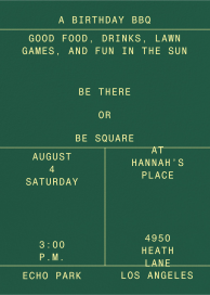 The Deets - Birthday Invitation by Goods Gang