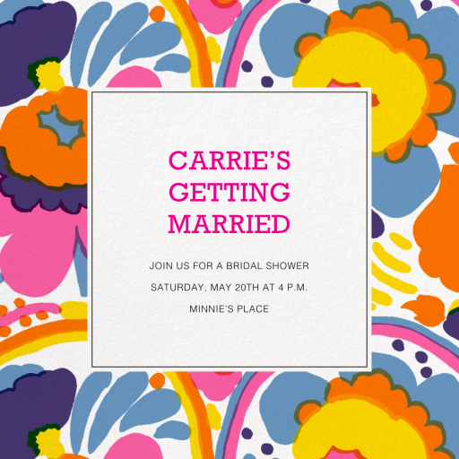 Pieni - Bridal Shower Invitation by Marimekko