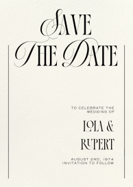 What a Night - Save the Date by Paperless Post
