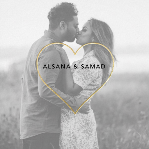 Heart Line - Save the Date by Paperless Post