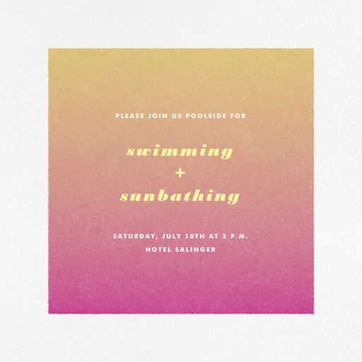 Gradient White Border - Dinner Party Invitation by Paperless Post