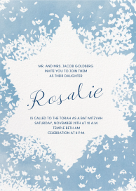 Flower Field - Bar & Bat Mitzvah Invitation by Paperless Post
