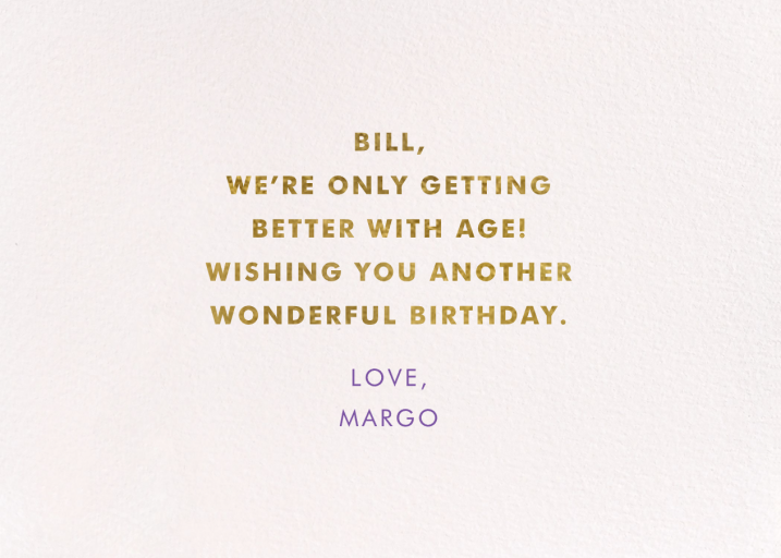 Birthday Burst (Charlotte Trounce) - Birthday Card by Wrap - Back