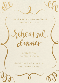 Loopy Love - Rehearsal Dinner Invitation by Paperless Post