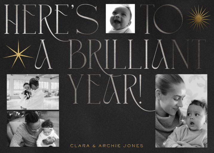 Shine Bright - New Year's Card by Paperless Post