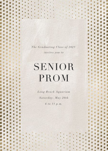 Kinetic Flow (Tall) - Prom Invitation by Kelly Wearstler
