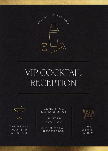 Cocktail Jigger - Business Invitation by Paperless Post