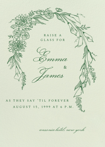 Blooming Arch - Wedding Invitation by Paperless Post