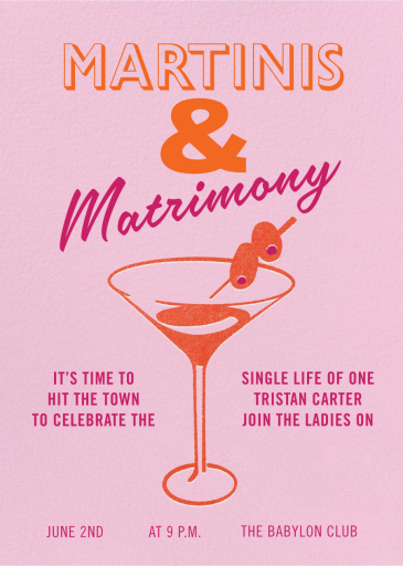 Social Club - Bridal Shower Invitation by Paperless Post