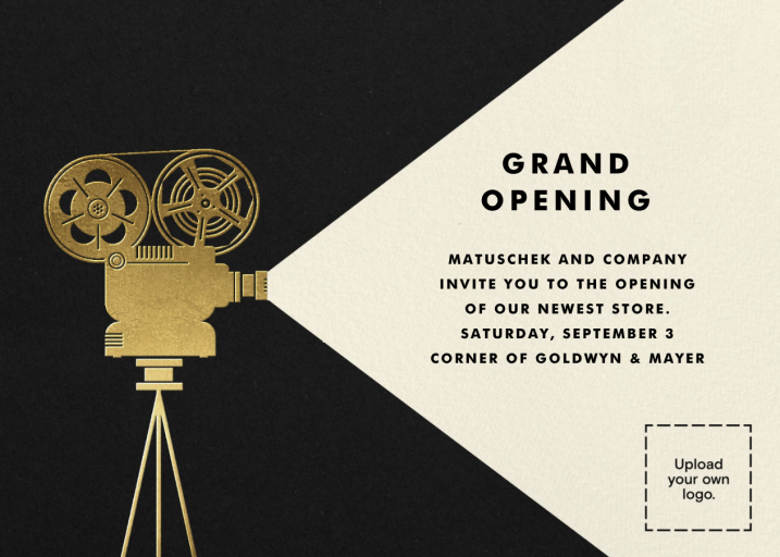 Reel to Reel - Launch Party Invitation by Paperless Post