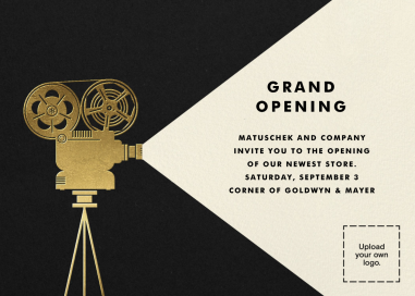 Reel to Reel - Launch Party Invitation by Paperless Post