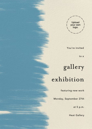 Messy Strokes - Business Event Invitation by Ashley G