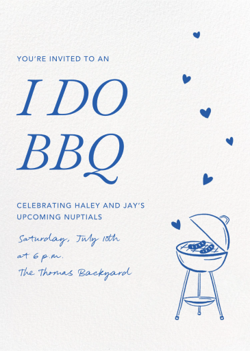 BBQ Hearts - BBQ Invitation by Paperless Post