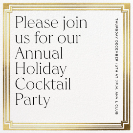 Gold Trimmed by Paperless Post