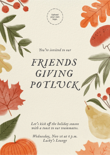 Fall Flora - Thanksgiving Invitation by Paperless Post