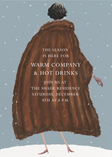 Lady It's Cold Outside - Holiday Party Invitation by Paperless Post