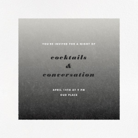 Gradient White Border by Paperless Post