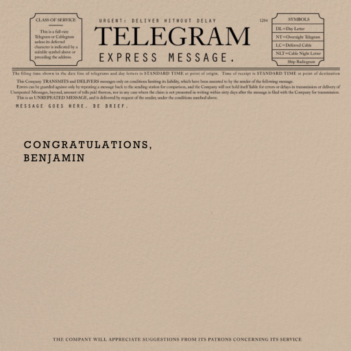 Telegram - Graduation Card by Paperless Post