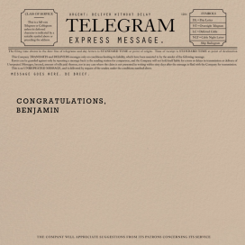 Telegram - Graduation Card by Paperless Post