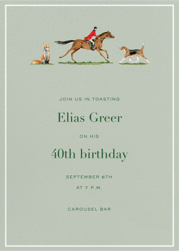 Countryside Equestrian (Shanna Masters) - Birthday Invitation by Dogwood Hill
