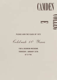 Santa Fe - Class Reunion Invitation by Paperless Post